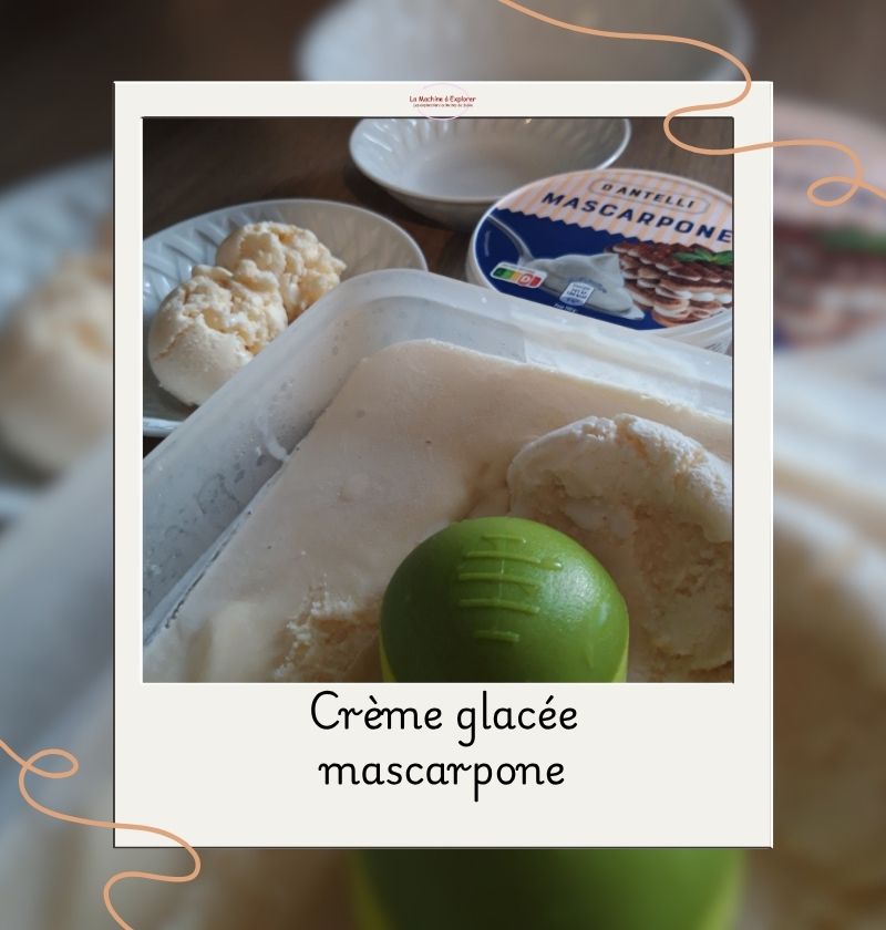 crème glacée mascarpone