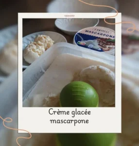 crème glacée mascarpone