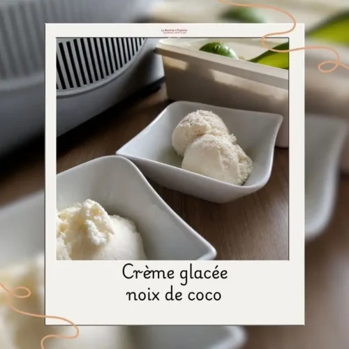 crème glacée noix de coco