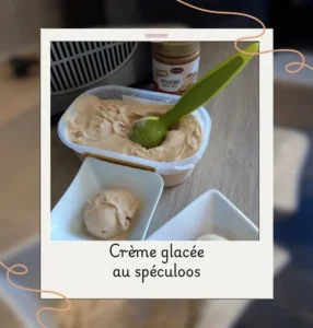crème glacée spéculoos