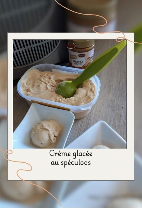 crème glacée spéculoos