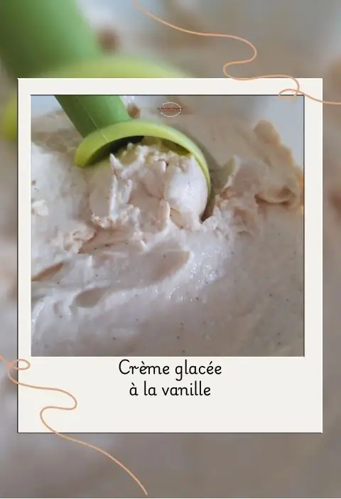crème glacée vanille