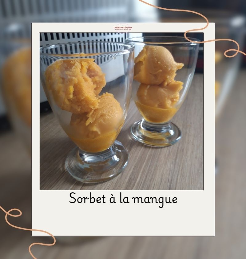 sorbet à la mangue