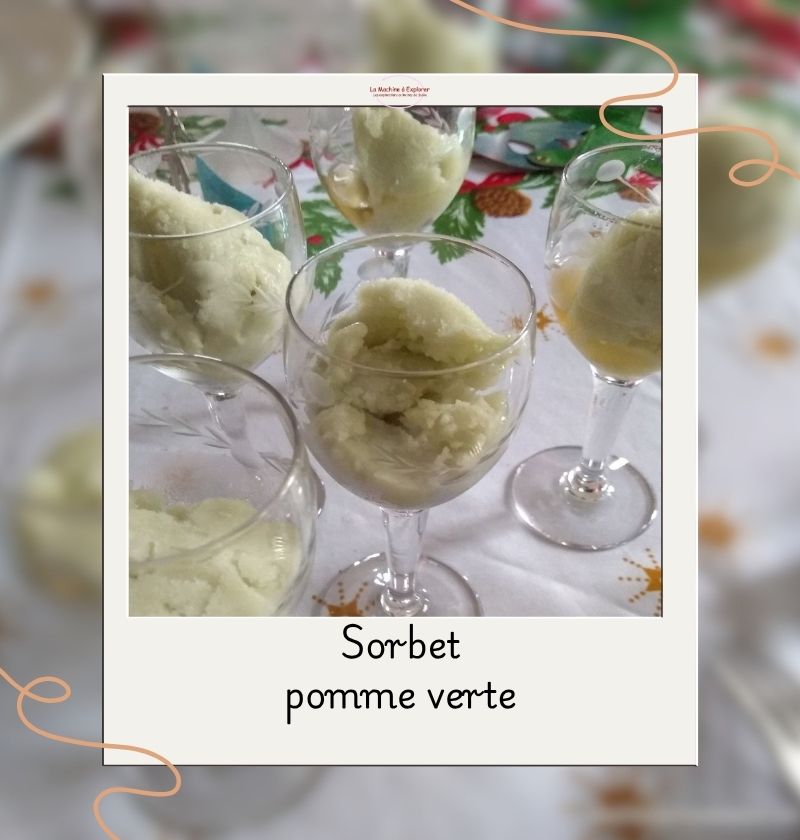 Sorbet pomme verte