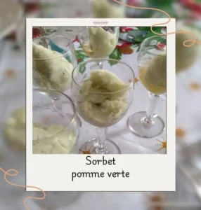 Sorbet pomme verte