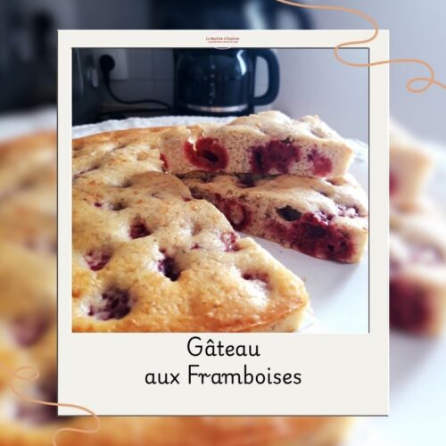 gâteau aux framboises