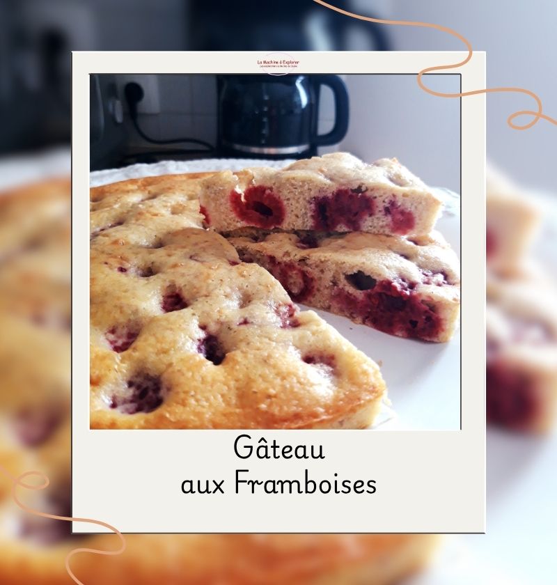 gâteau aux framboises 
