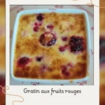 Tarte aux fruits rouges rapide