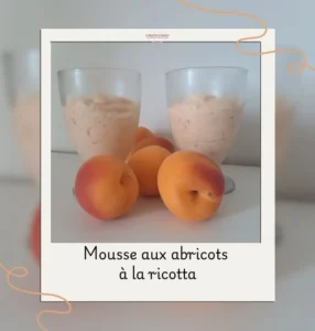 Mousse aux abricots à la ricotta