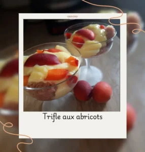 Trifle aux abricots
