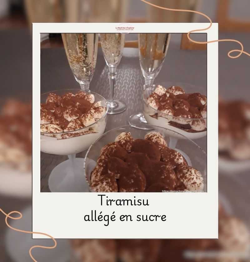 tiramisu allégé en sucre