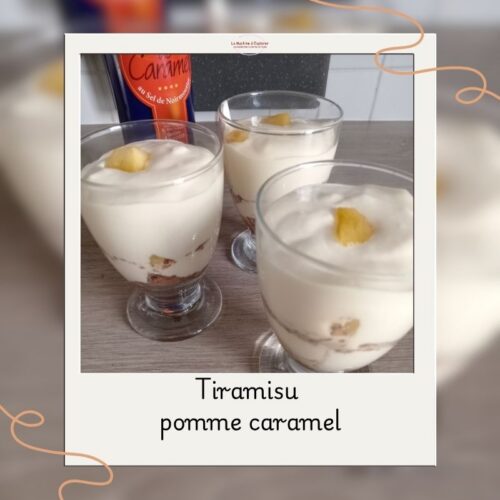 tiramisu pomme caramel