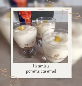 tiramisu pomme caramel