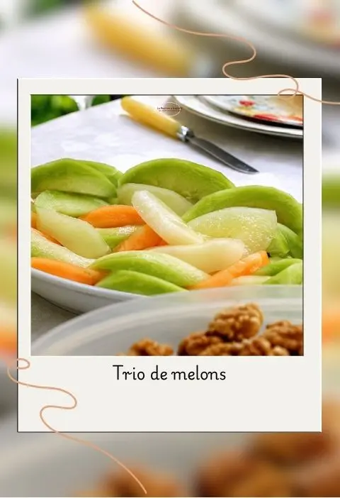trio de melons