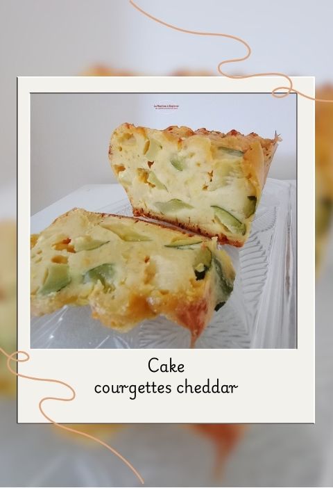Cake courgettes cheddar