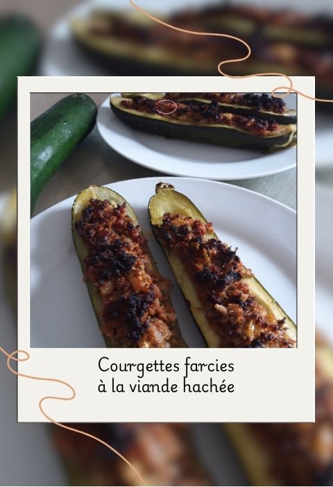 Courgettes farcies à la viande Courgettes farcies à la viande