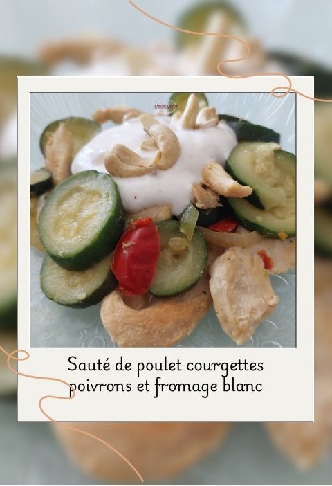 Sauté de poulet aux courgettes