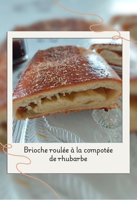Brioche à la rhubarbe