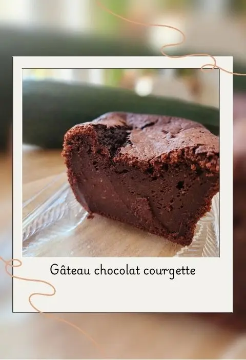 Gâteau chocolat courgette (2) Gâteau chocolat courgette