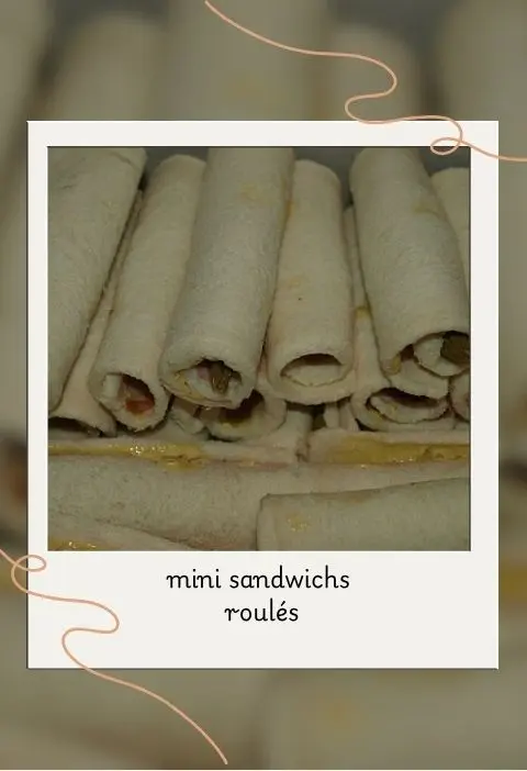 Mini sandwichs roulés