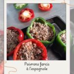 Poivrons farcis au quinoa et viande hachée