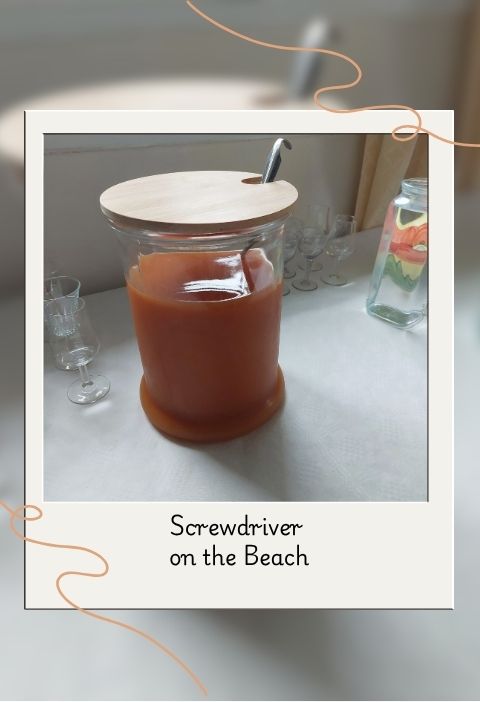 Screwdriver on the beach
