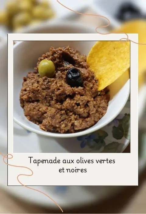 Tapenade aux olives vertes et noires