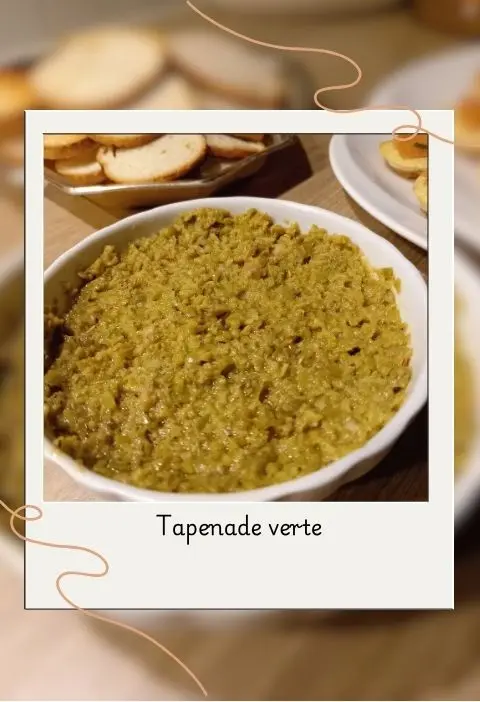 Tapenade verte Tapenade aux olives vertes