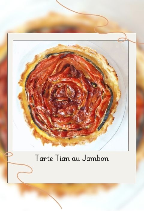 Tarte tian au jambon