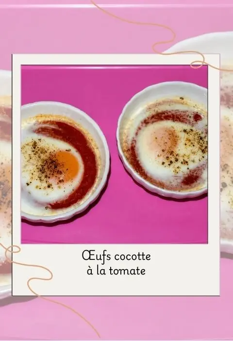 œufs cocotte à la tomate