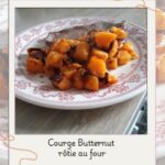 Courge butternut rôtie façon Hasselback