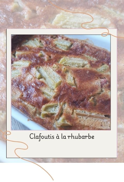Clafoutis rhubarbe (2) Clafoutis à la rhubarbe
