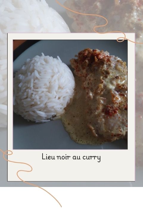 Lieu noir au curry (2) Lieu noir au curry