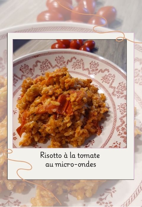 Risotto crémeux au micro ondes