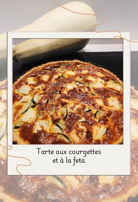 Tarte courgette féta (3) Tarte à la courgette et à la féta