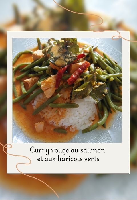 Curry rouge au saumon