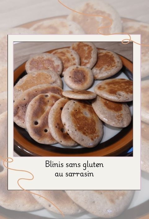 Blinis sans gluten au sarrasin