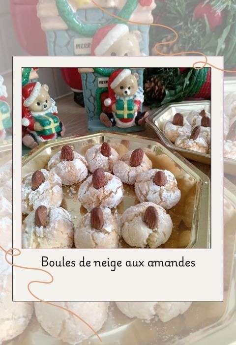Boules de neige aux amandes (2) Boules de neige aux amandes