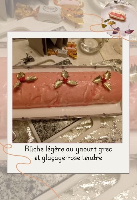 Bûche au yaourt sans cuisson