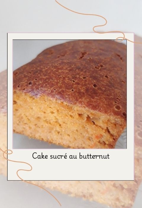 Cake sucré au butternut
