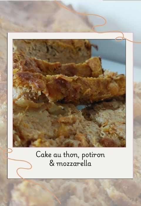 Cake thon potiron mozzarella (2) Cake thon potiron mozzarella