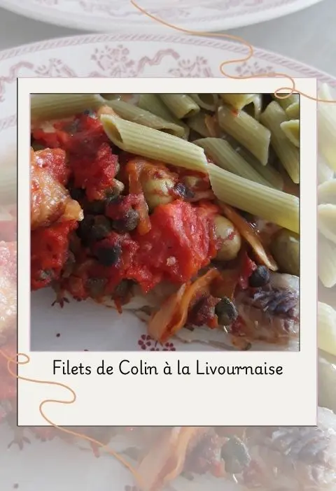 Filet de colin à la livournaise