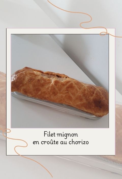 Filet mignon de porc en croûte au chorizo