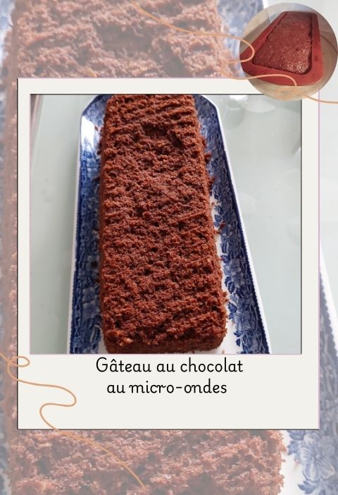 Gâteau au chocolat au micro-ondes