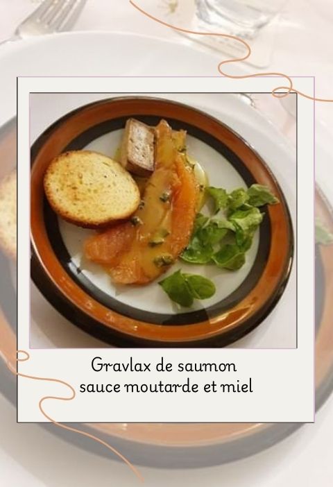 Gravlax de saumon