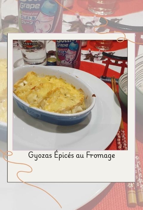 Gyozas épicés au fromage