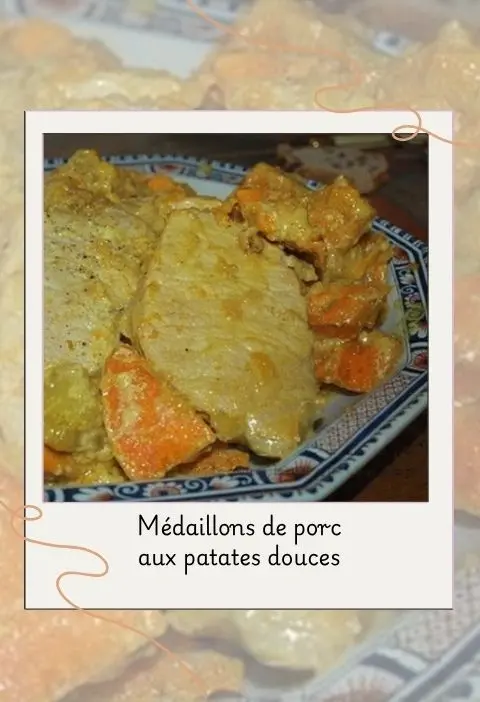 Médaillons de porc aux patates douces