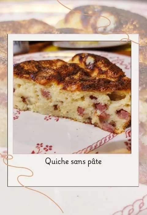 Quiche sans pâte aux lardons et gruyère