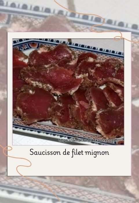 Saucisson de filet mignon de porc