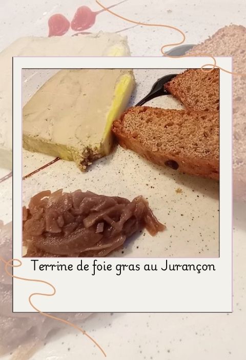 Terrine de foie gras au Jurançon